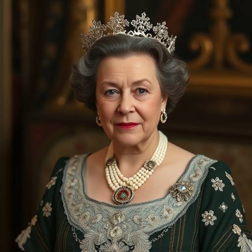 Olivia Colman como Rainha Elizabeth II (meia-idade)